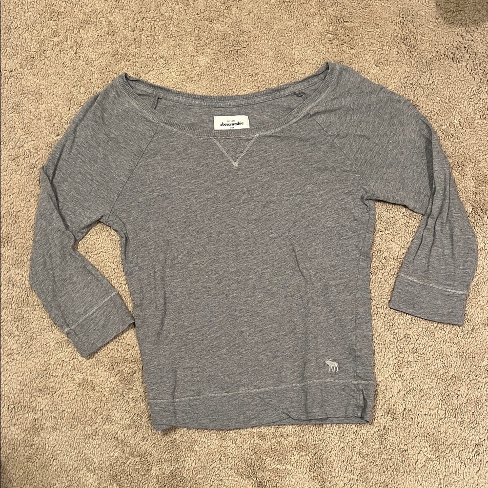 Abercrombie Kids Gray Long Sleeve Tee